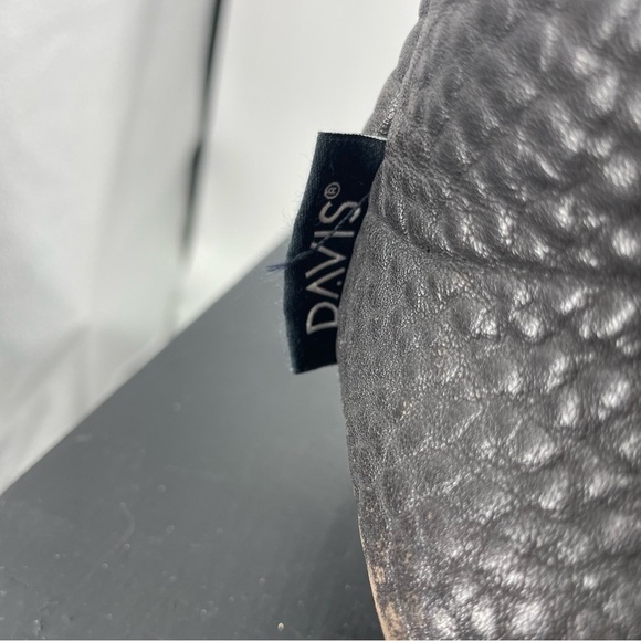 Davis design is a choice pebbled leather tote bag dark brown Very rare - Picture 5 of 12